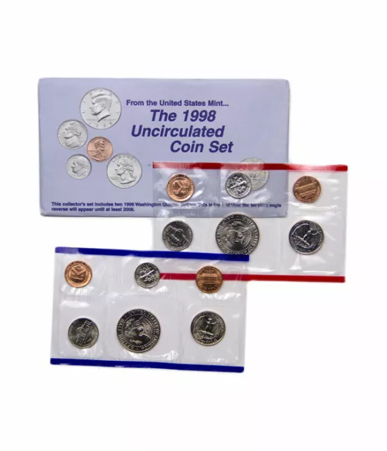 USA serie oficial monedas 1998 P y D - united states mint uncirculated coin set