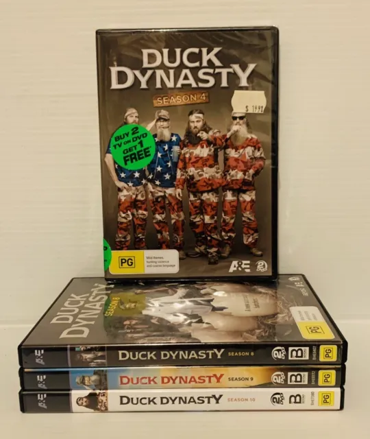 Duck Dynasty : Season 4 + 8 + 9 + 10 - Region 4 DVD Bundle | Season 4 Is Sealed