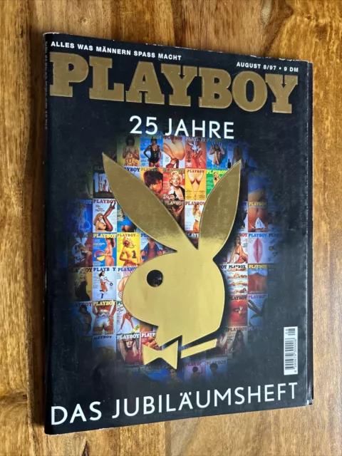 PLAYBOY Nr. 8 / 97,  August 1997. Das Jubiläumsheft 25 Jahre. Mit Poster