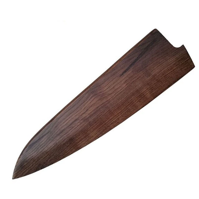 8in Japanese Chef's Knife Sheath Gyuto Magnetic Saya Knife Wood Blade Guard Case