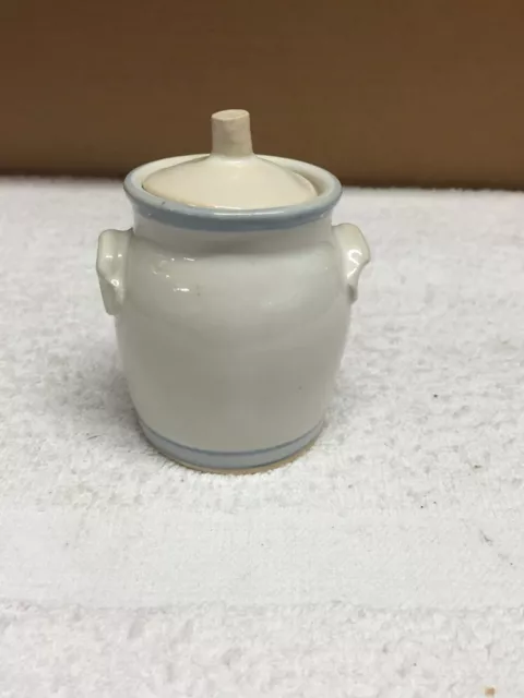 Vintage Pinewood Valley Clay Pottery Miniature Jug With Lid 2