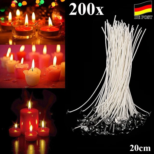 200x 20cm Velero, Mecha, encerada y con pie. Velas de diseño propio DE