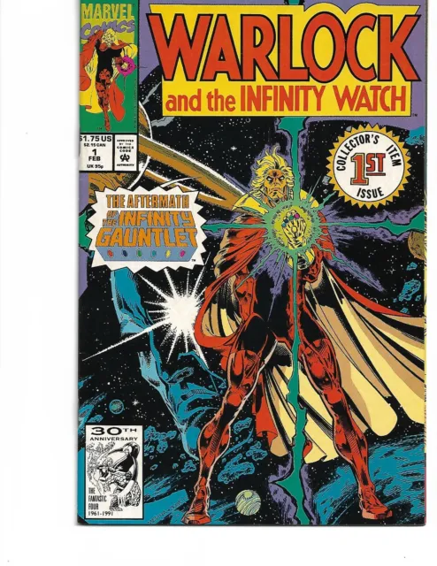 Warlock And The Infinity Watch #1 Marvel 1992 Comic Book Vf/Nm
