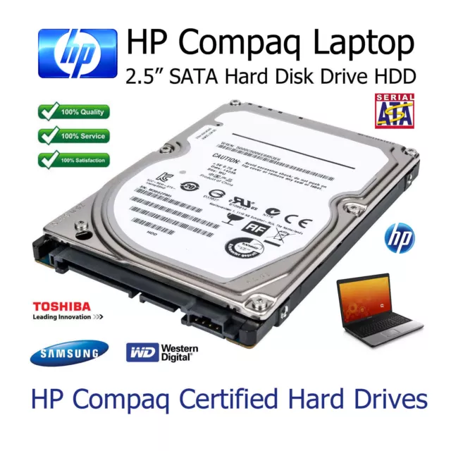 HP ProBook 6450b 2.5" Laptop Hard Drive Upgrade 80GB 160GB 250GB 320GB 500GB