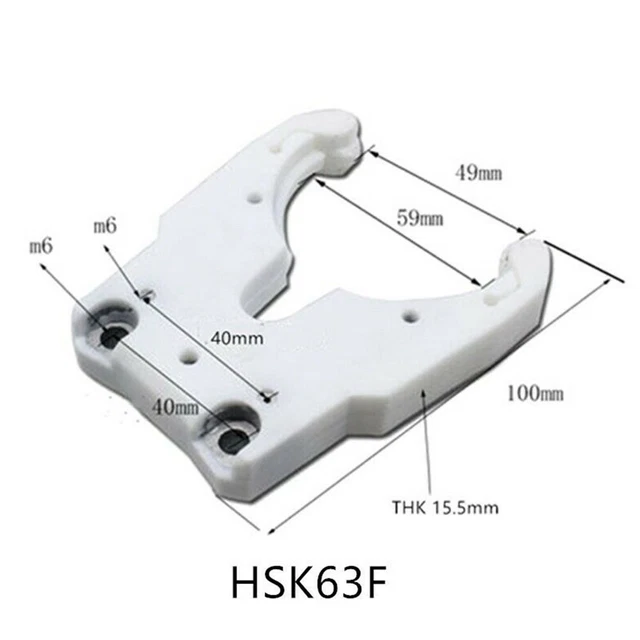 Soporte de herramienta CNC 1,57 pulgadas distancia agujero 0,68 cm/0,27 pulgadas cubierta repuesto