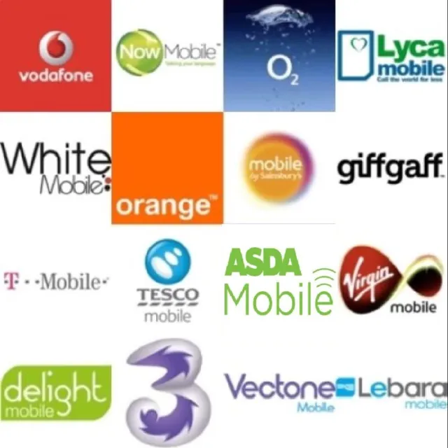 30x Bulk New SIM Cards 02 EE Vodafone Tesco Virgin T-Mobile Orange ASDA 3 Mobile