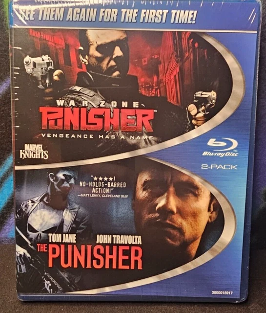 The Punisher / Punisher: War Zone (Blu-ray, 2008) Thomas Jane, Ray Stevenson