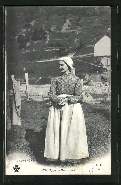CPA L´Auvergne, Typ du Mont Dore