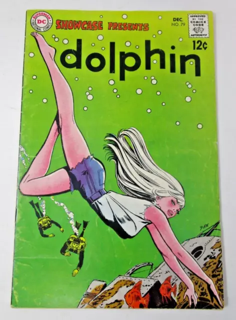 Showcase #79 1968 [VG] 1st App Dolphin Origin Aqualad Silver Age DC Key Issue