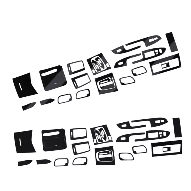 Interior Stickers Carbon Fiber Texture Molding Trim Kit Fit for Honda Accord 7th