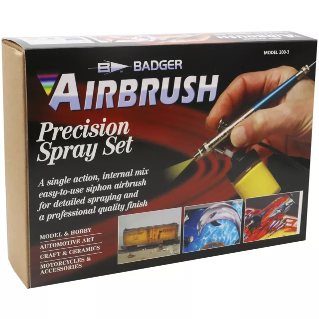 Badger Airbrush Siphon Feed 200 Precision Spray Set