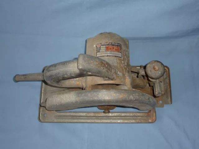 Circular Saw  - Vintage Black And Decker - All Metal - For Repair Or Upcycle?