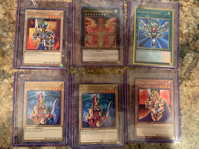 Queens Knight / Jack’s Knight / King’s Knight - Rare SET  + bonus cards yugioh