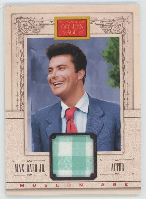 Max Baer Jr. Relic Card #21 2013 Panini Golden Age