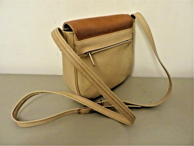 PETIT SAC TEXIER Forme Besace Bandouliere Reglable En Tissu Enduit