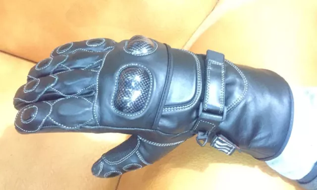 Gants neufs hiver imperméables au vent en cuir moto moto moto moto