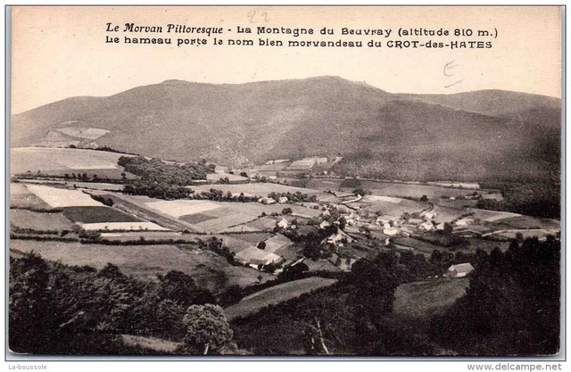 58 LE CROT DES HATES - la montagne du beuvray