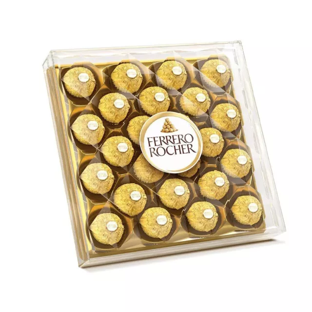 Ferrero Rocher, squisito regalo di nocciole e cioccolato al latte, 4 pezzi...