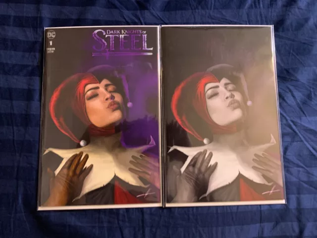 Dark Knights of Steel #1 Carla Cohen Trade Dress And Virgin Variant