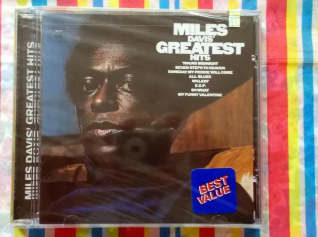 MILES DAVIS Greatest Hits SEALED CD 1997 Columbia/Legacy 8 CLASSIC TRAX CD323