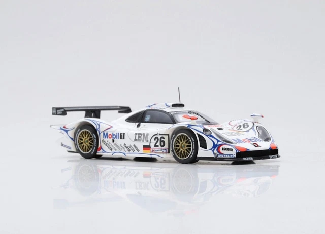 Maquette WERK 83 Porsche 911 GT1 – Vainqueur Le Mans 1998 – Échelle 1/12 – Métal