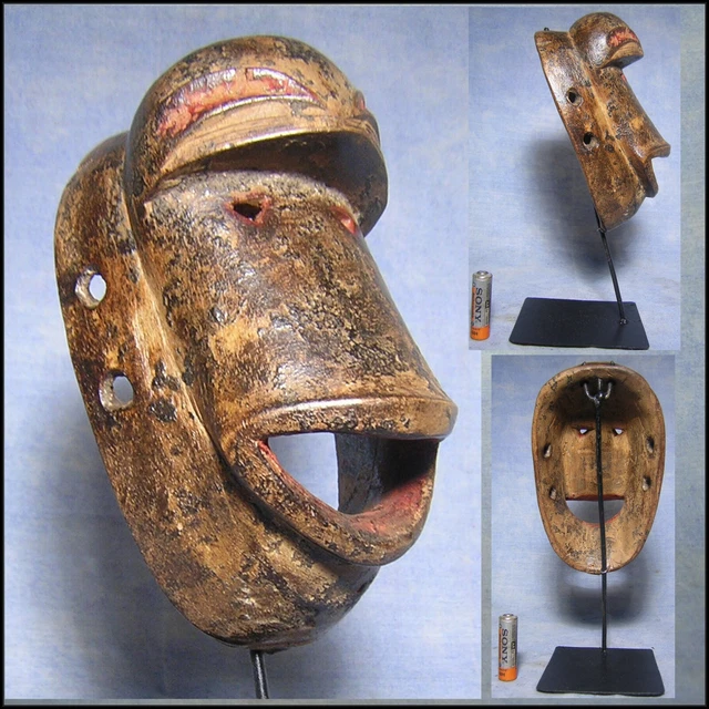 MASQUE BéTé rci AFRICANTIC art africain ancien tribal primitif AFRICAN MASK