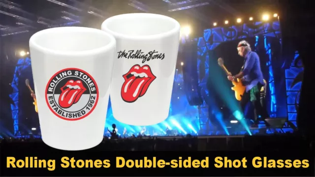 The Rolling Stones Shot Glass Collection (4x Shots) 2