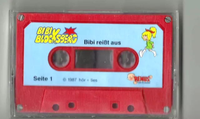 Bibi Blocksberg Kassette Folge 25 Bibi reißt aus Remus MC Hörspiel Vintage