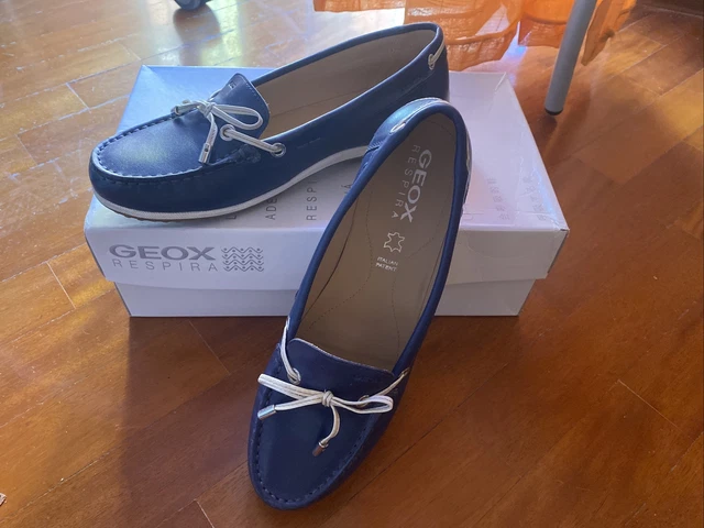 Mocassini blu geox hotsell