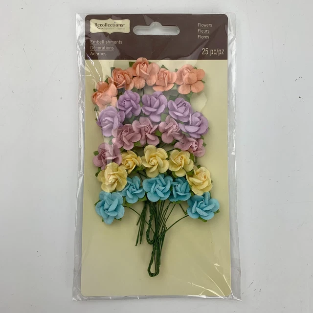 Adornos florales de recuerdo 25 piezas nuevos