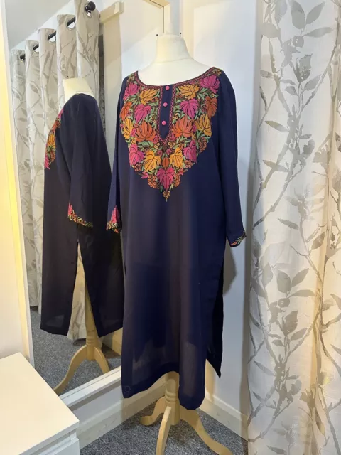 Kashmiri Embroidered Dress 3 Piece Khaadi Aghanoor Generation Medium New Stitche 2