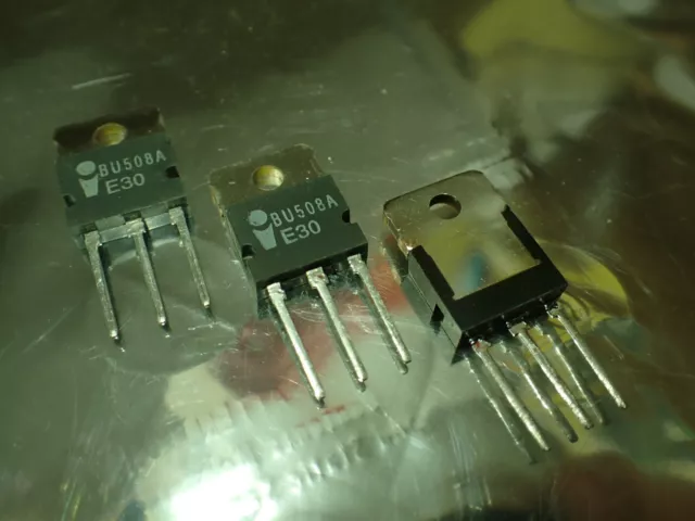 3 x BU508A NPN TRANSISTOR DI POTENZA TO-3P UKINSTOCK