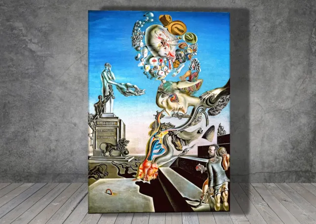 Salvador Dali The Lugubrious Game CANVAS  PAINTING ART PRINT POSTER 1577