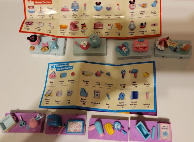 Shopkins HAPPY PLACES Disney Minnie Mouse Cinderella  Surprise Blind Box 8 sets
