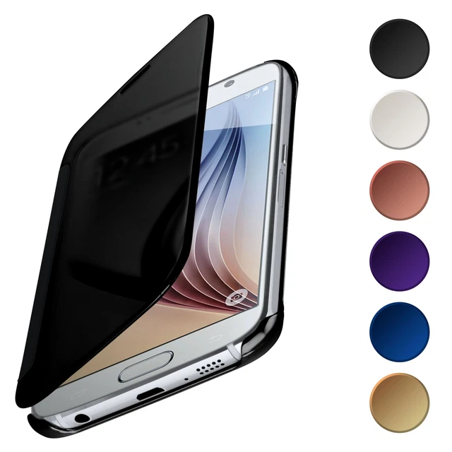 Etui Coque pour Samsung Galaxy S6 360 Degré Étui Téléphone Portable Clapet Full