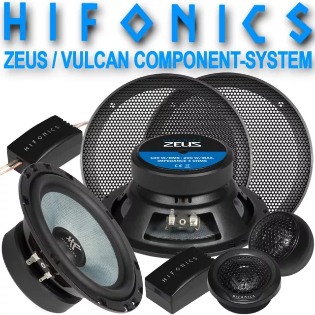 Hifonics Zeus / Vulcan 16,5cm 2 Wege Kompo Lautsprecher Car Boxen Compo Speaker