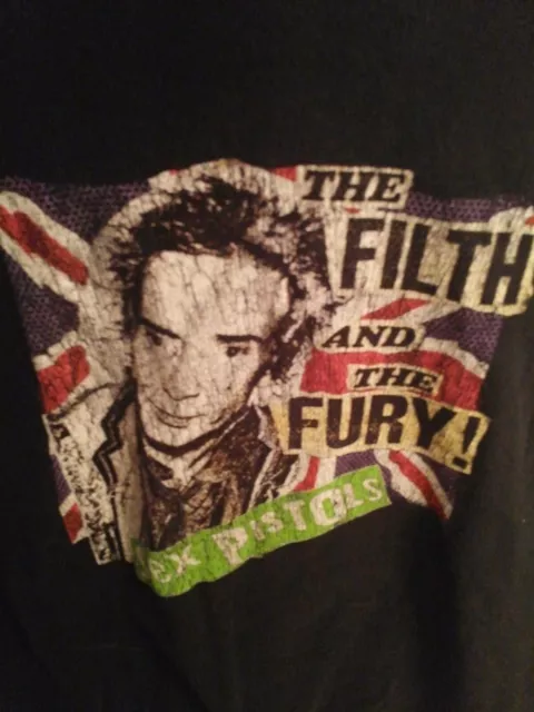 Sex Pistols the filth and the fury xl shirt ROTTEN