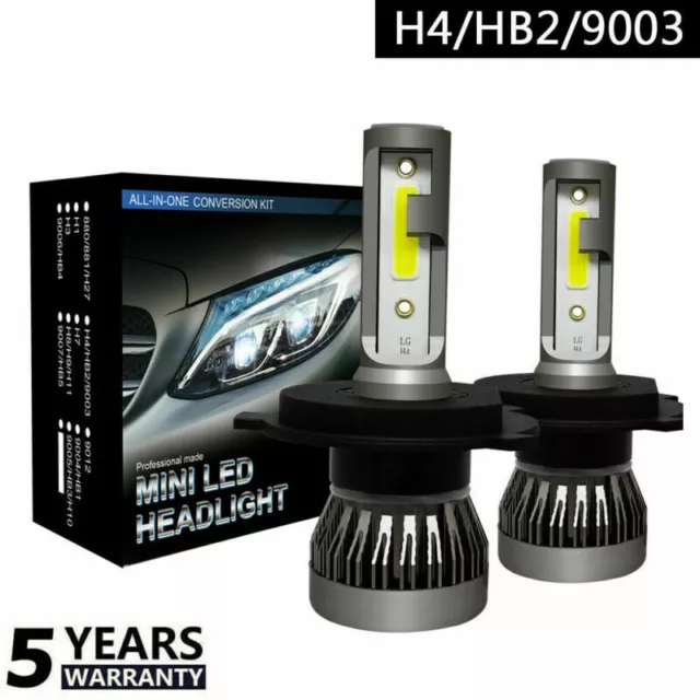 KIT LED H4 6000K 72W 8000LM AMPOULE LAMPE FEUX PHARE SAAB 9000 (2