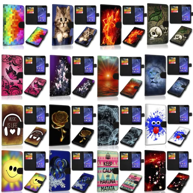 Design Handy Tasche Book Etui Cover Case Hülle Auswahl 7 für Xiaomi Redmi A2