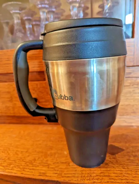 Bubba Classic Stainless Steel Mug with Handle Black, 34 Fl Oz.