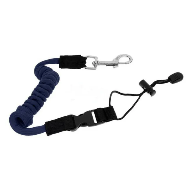 COILED KAYAK PADDLE Leash Stretch Fit Sit On Top Canoe Angler Fishing Rod  Holder £7.63 - PicClick UK