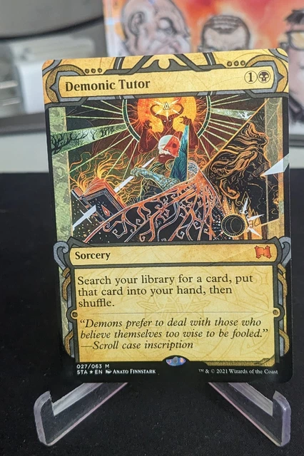 Demonic Tutor (FOIL-ETCHED)(English) Strixhaven: Mystical Archives MTG Mythic Demonic Tutor (FOIL-ETCHED)(English) Strixhaven: Mystical Archives MTG Mythic