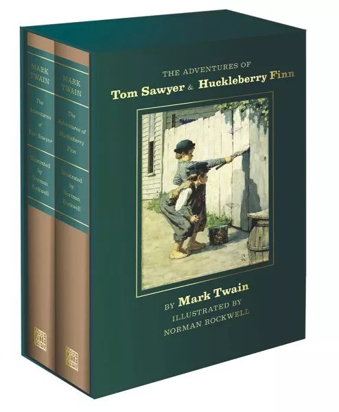 ADVENTURES OF TOM Sawyer and Huckleberry Finn : Norman Rockwell Edition ...