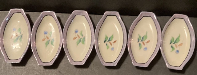 Vintage Japanese Chopsticks & Sauce Holders (6)