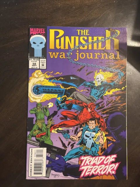The Punisher War Journal * No. 58, Vol. 1, September 1993 * Marvel Comics (8)