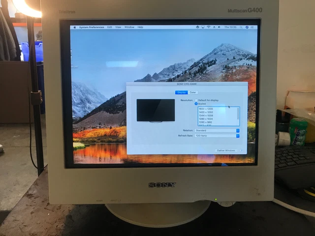 Sony Trinitron Multiscan Monitor CPD-G400 Overview - YouTube