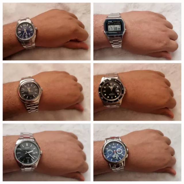 JOBLOT DI OROLOGI ORIGINALI CASIO SWATCH DOLCE GABBANA DA UOMO