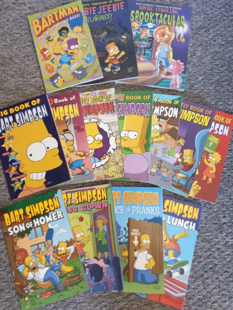 Bart Simpson Comic Sammlung (14 Bücher, 1997 - 2012)