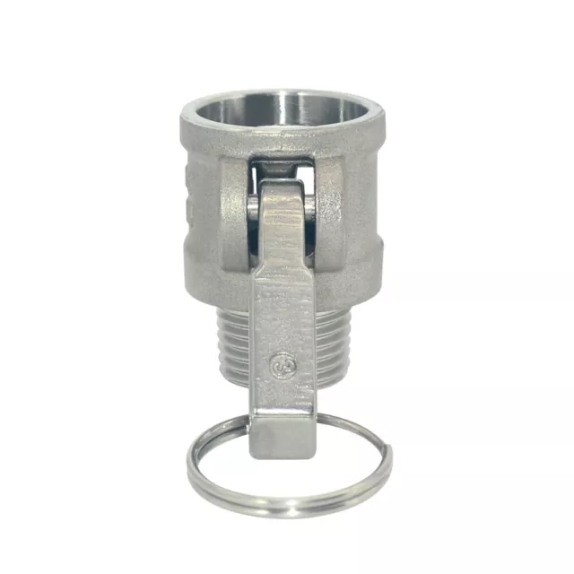 1/2" 0.5 in inch Type B Camlock Female to Male BSPT Stainless Steel Hose Fitting