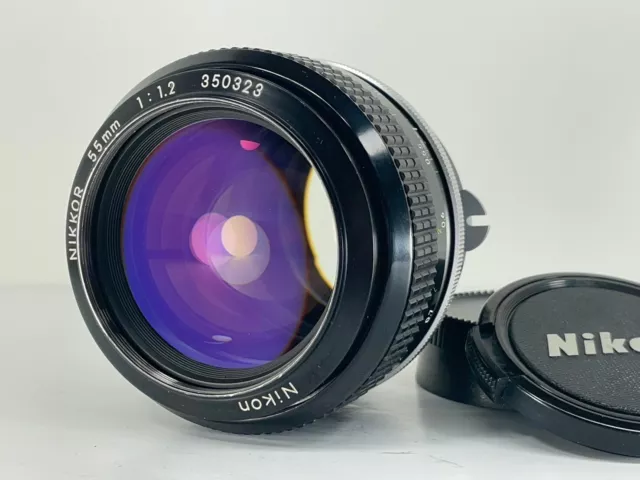 [Optical Mint READ] Nikon Non Ai Nikkor 55mm f/1.2 Prime MF Lens from JAPAN